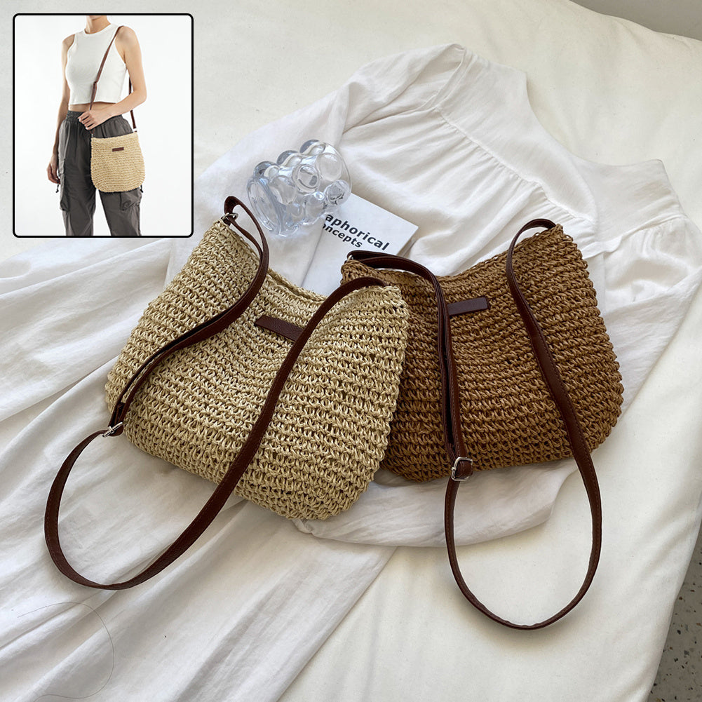 Sac Fourre-Tout en Paille pour des Vacances Stylées