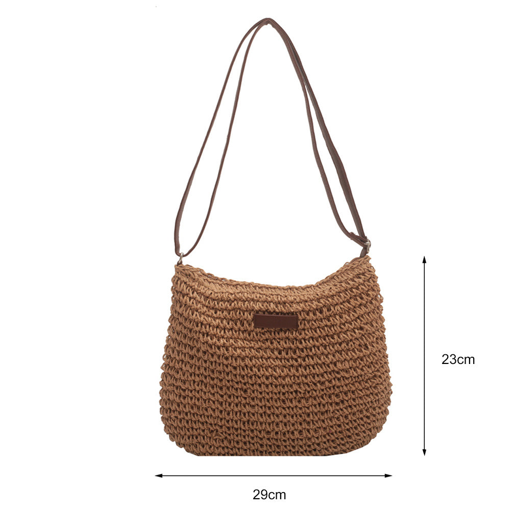 Sac Fourre-Tout en Paille pour des Vacances Stylées