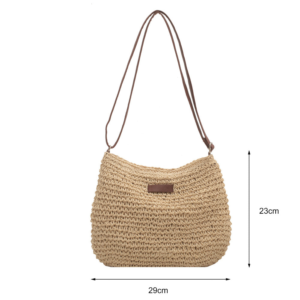 Sac Fourre-Tout en Paille pour des Vacances Stylées